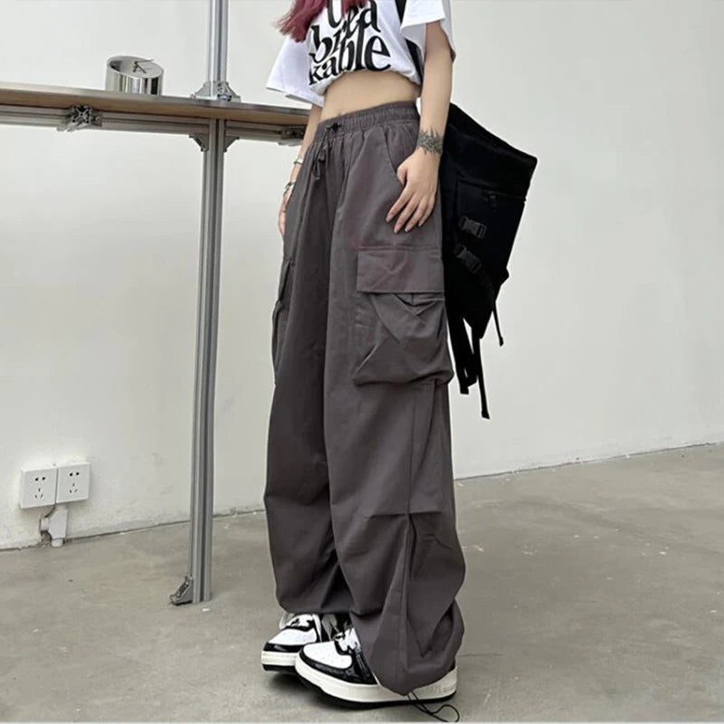 Y2K Low-Waist Cargo Joggers