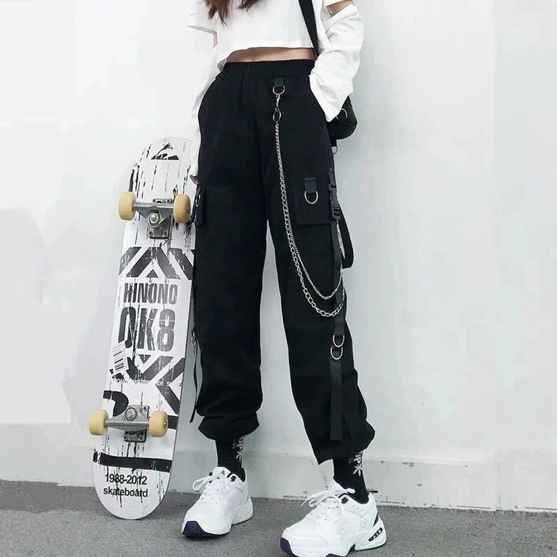 Punk Chain Cargo Joggers