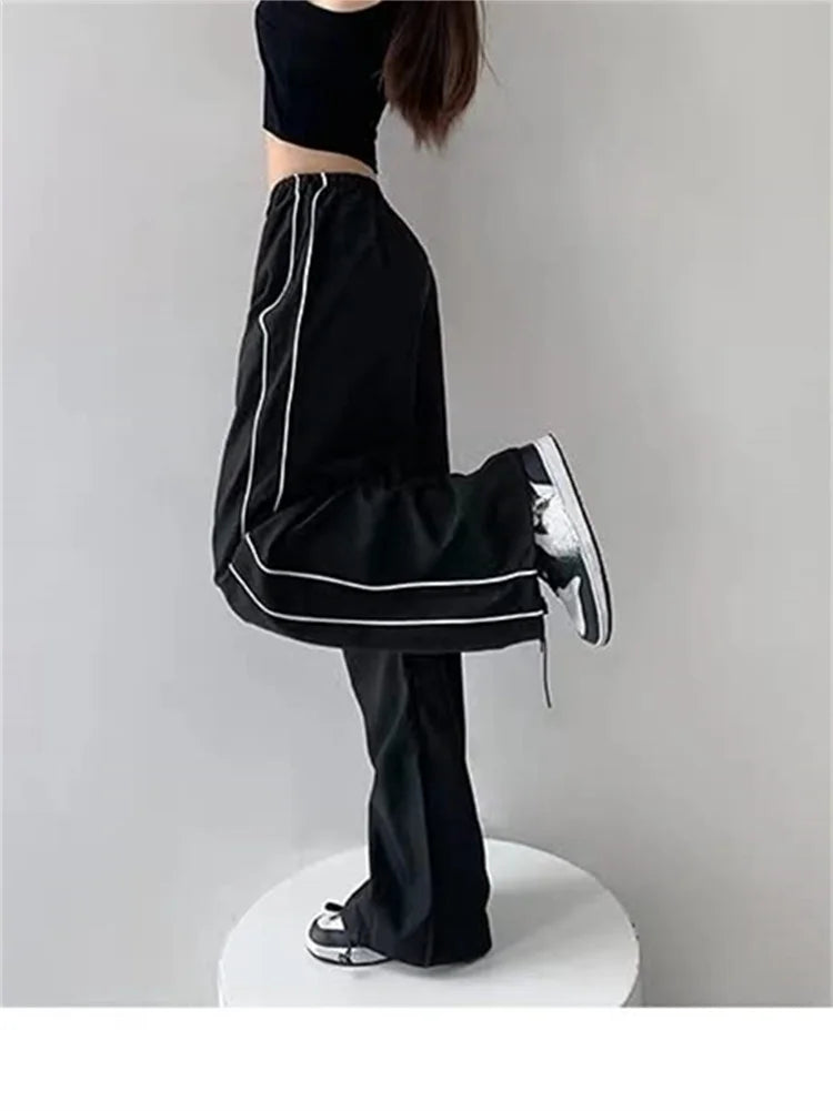 Harajuku Low-Rise Cargo Pants