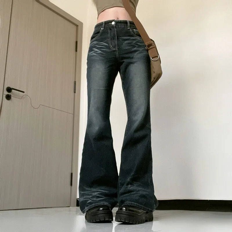 Y2K Flared Denim Jeans