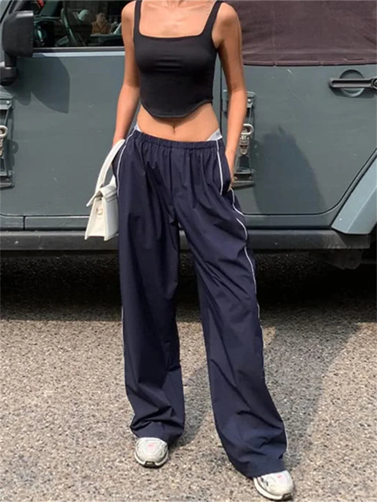 Harajuku Low-Rise Cargo Pants
