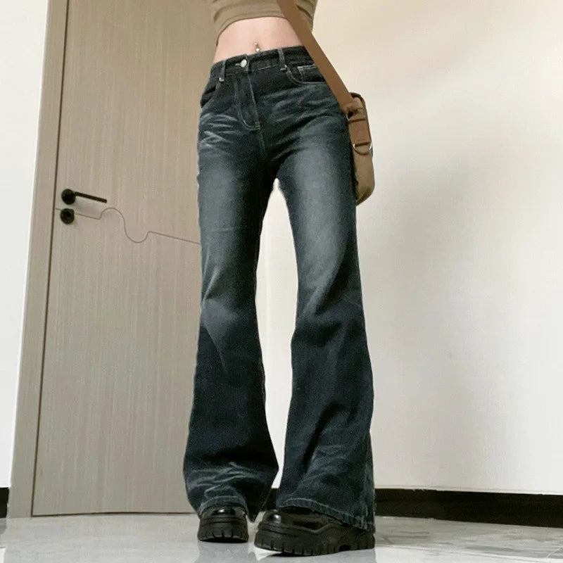 Y2K Flared Denim Jeans