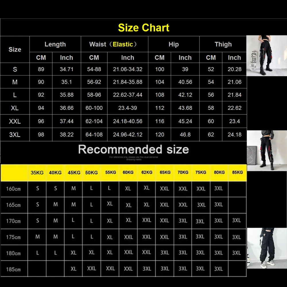 Punk Chain Cargo Joggers