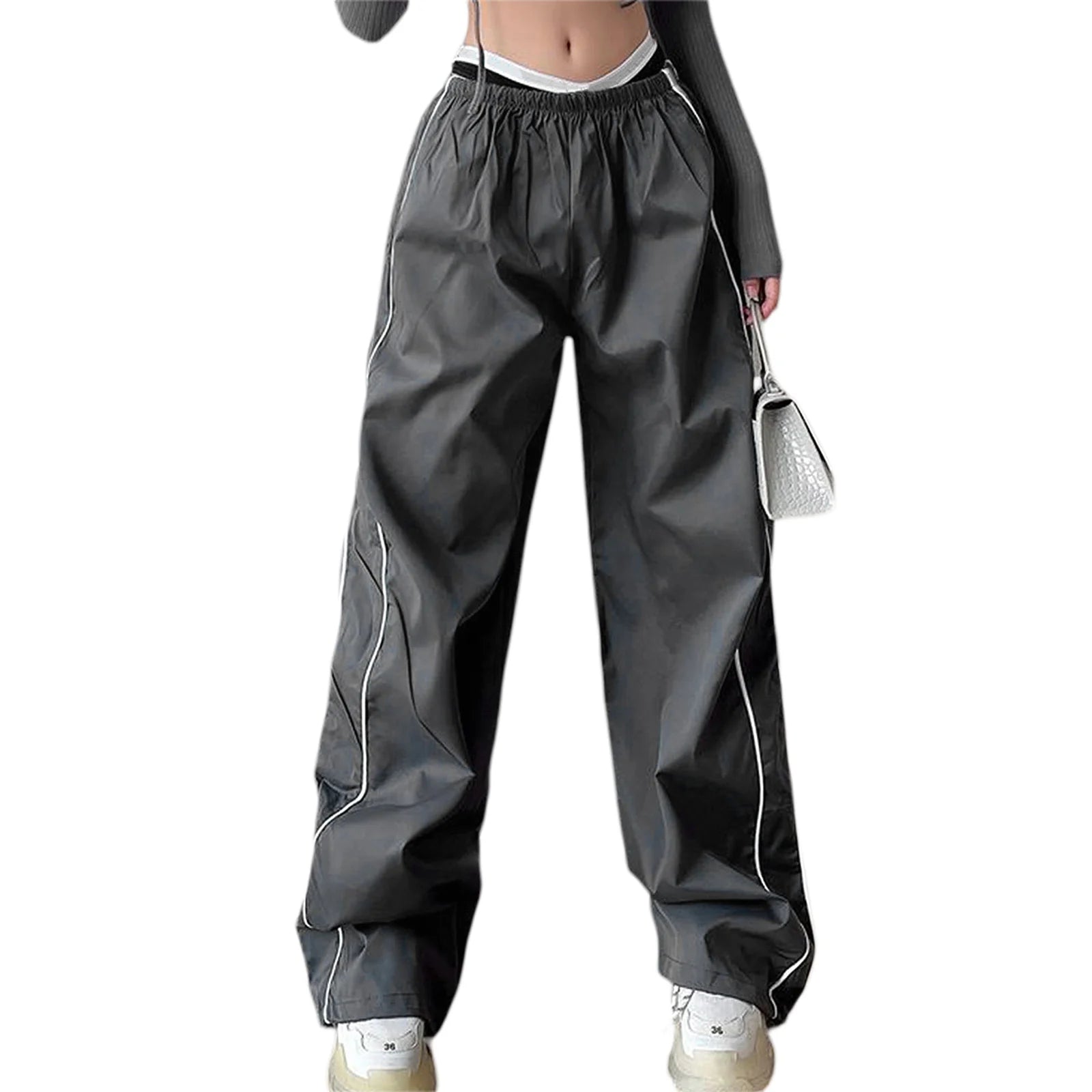 Harajuku Low-Rise Cargo Pants