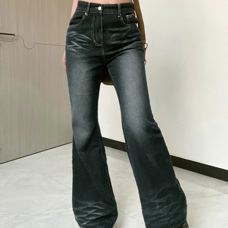 Y2K Flared Denim Jeans