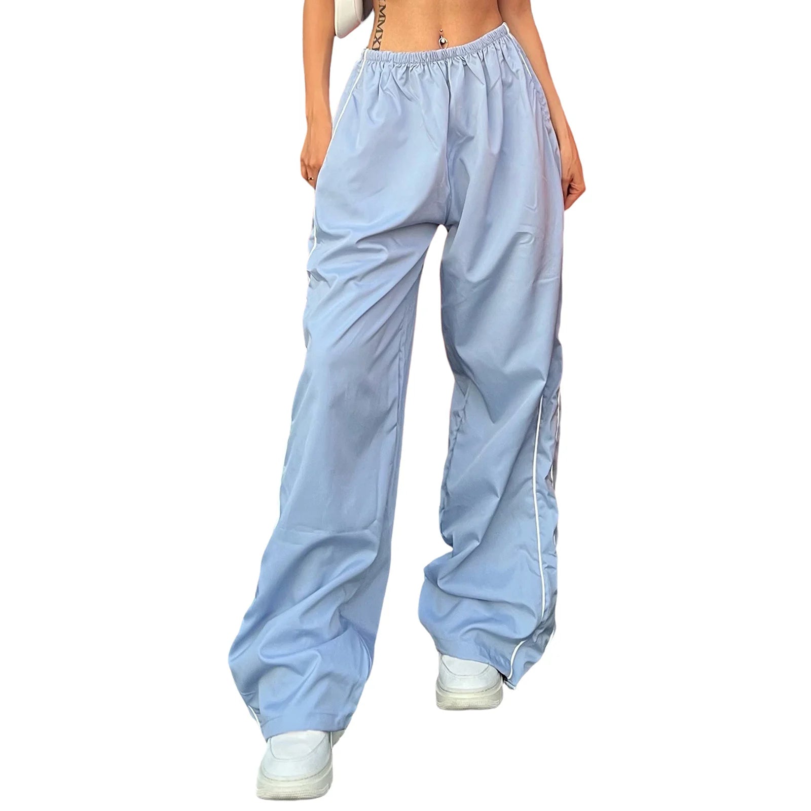 Harajuku Low-Rise Cargo Pants