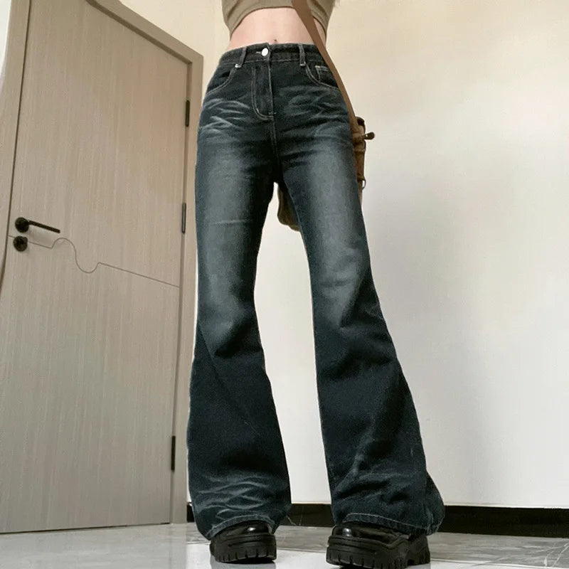 Y2K Flared Denim Jeans